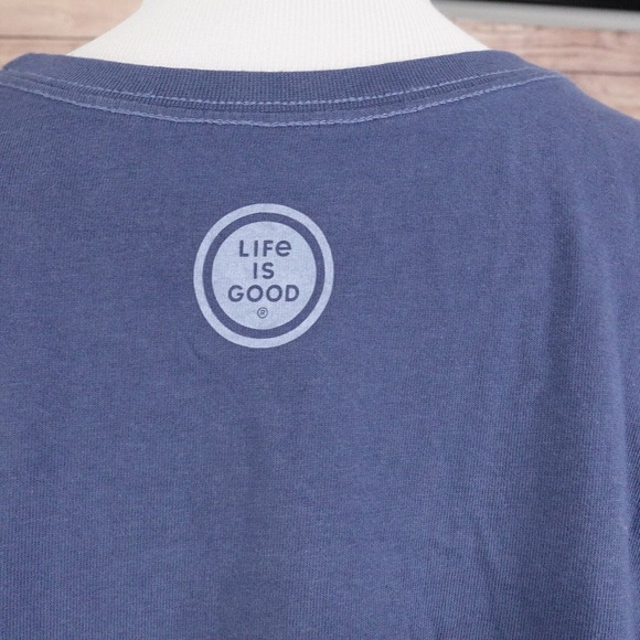 LIFE IS GOOD THE GOODFATHER CRUSHER TEE MENS SIZE XXL 2XL HUMOR FUNNY - Picture 4 of 5